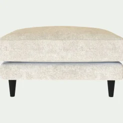 Pouf & Repose-Pieds*alinea Pouf en tissu genesis - ventoux Blanc