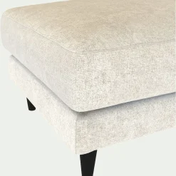 Pouf & Repose-Pieds*alinea Pouf en tissu genesis - ventoux Blanc