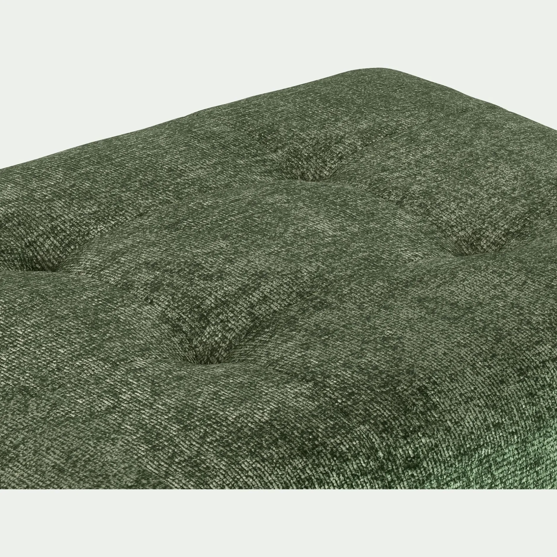 Pouf & Repose-Pieds*alinea Pouf en tissu Genesis avec coffre - cèdre Vert