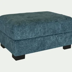 Pouf & Repose-Pieds*alinea Pouf en tissu Genesis avec coffre - figuerolles Bleu