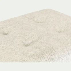 Pouf & Repose-Pieds*alinea Pouf en tissu Genesis avec coffre - ventoux Blanc