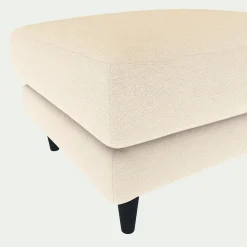 Pouf & Repose-Pieds*alinea Pouf en tissu joint - roucas Beige
