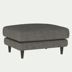 Pouf & Repose-Pieds*alinea Pouf en tissu joint - Gris restanque