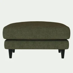 Pouf & Repose-Pieds*alinea Pouf en tissu joint - cèdre Vert