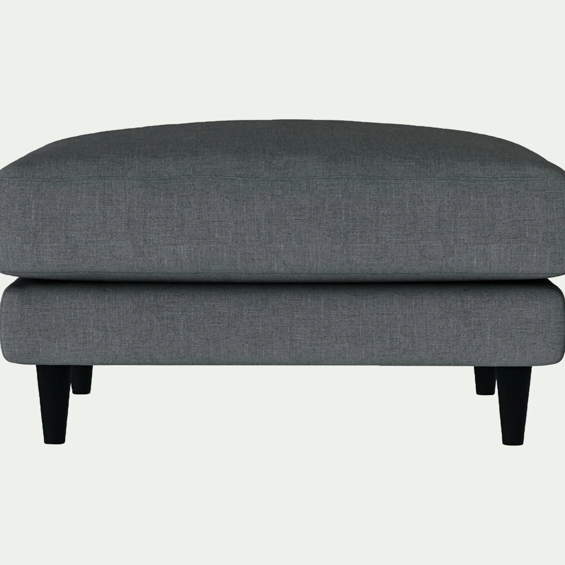 Pouf & Repose-Pieds*alinea Pouf en tissu mixte - ardoise Gris