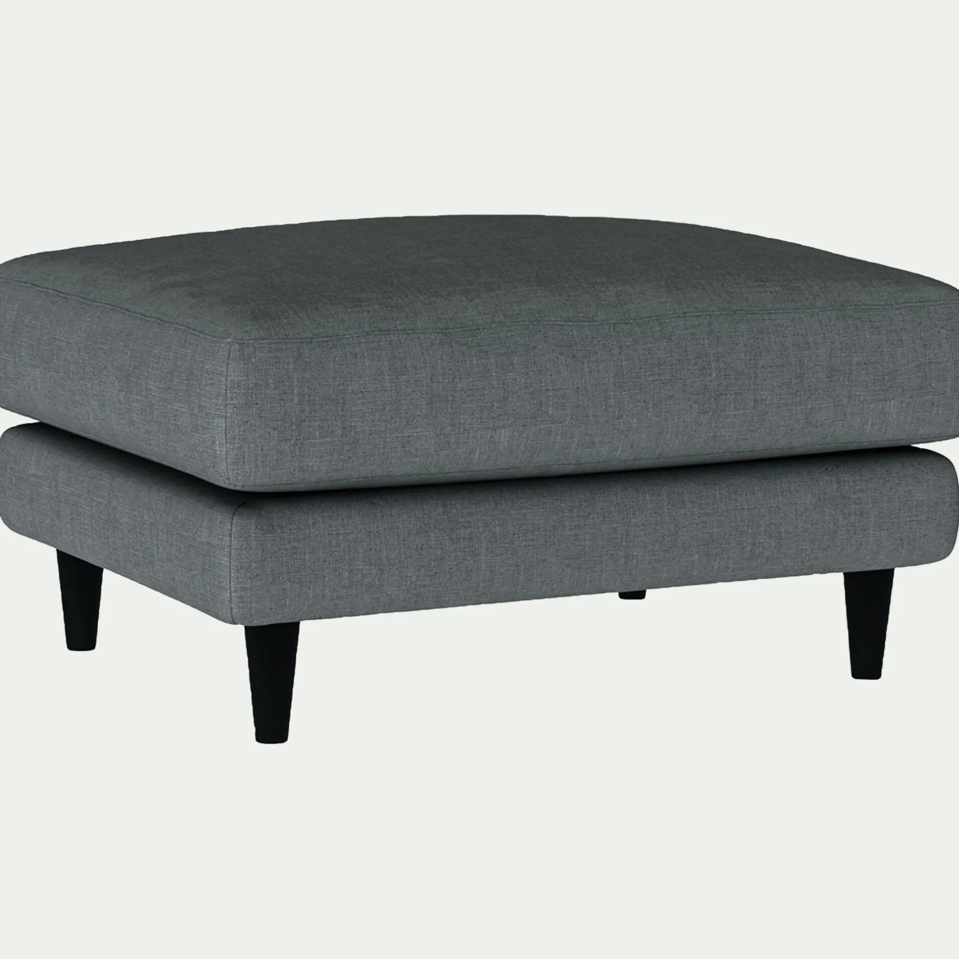 Pouf & Repose-Pieds*alinea Pouf en tissu mixte - ardoise Gris
