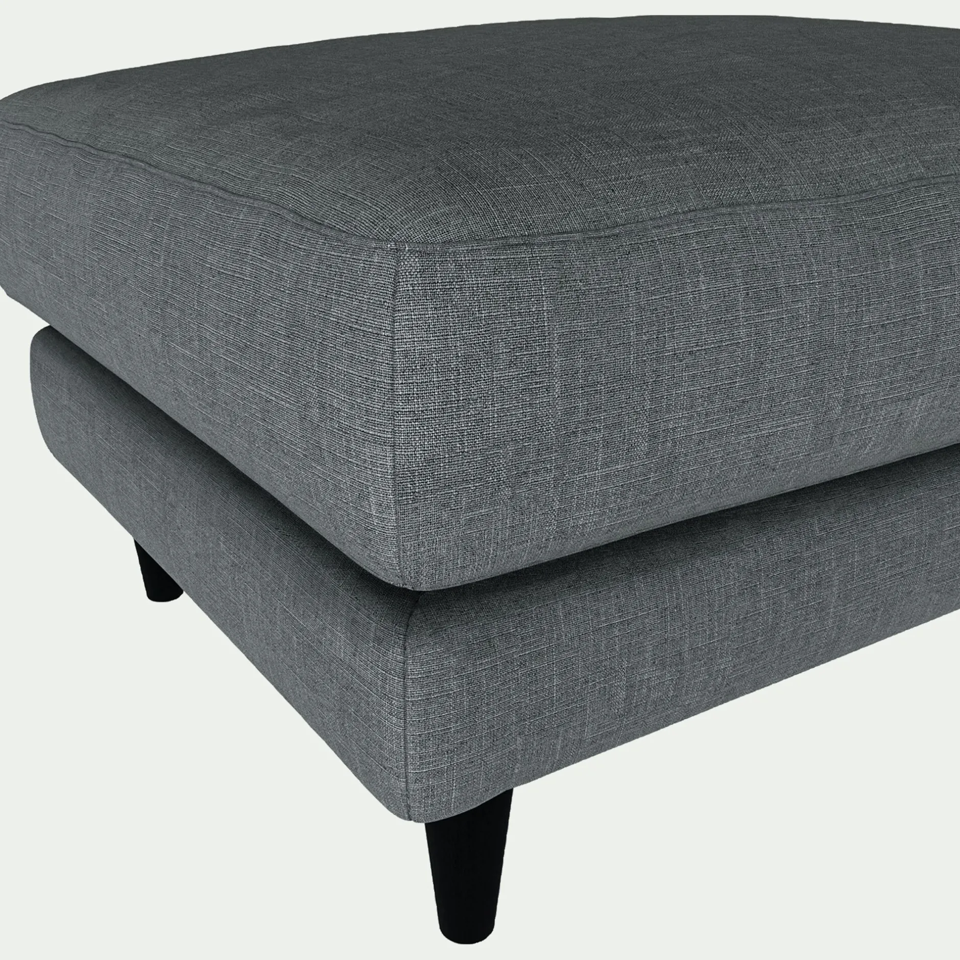 Pouf & Repose-Pieds*alinea Pouf en tissu mixte - ardoise Gris