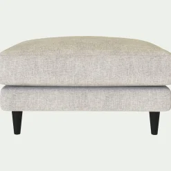 Pouf & Repose-Pieds*alinea Pouf en tissu monclar - Beige roucas