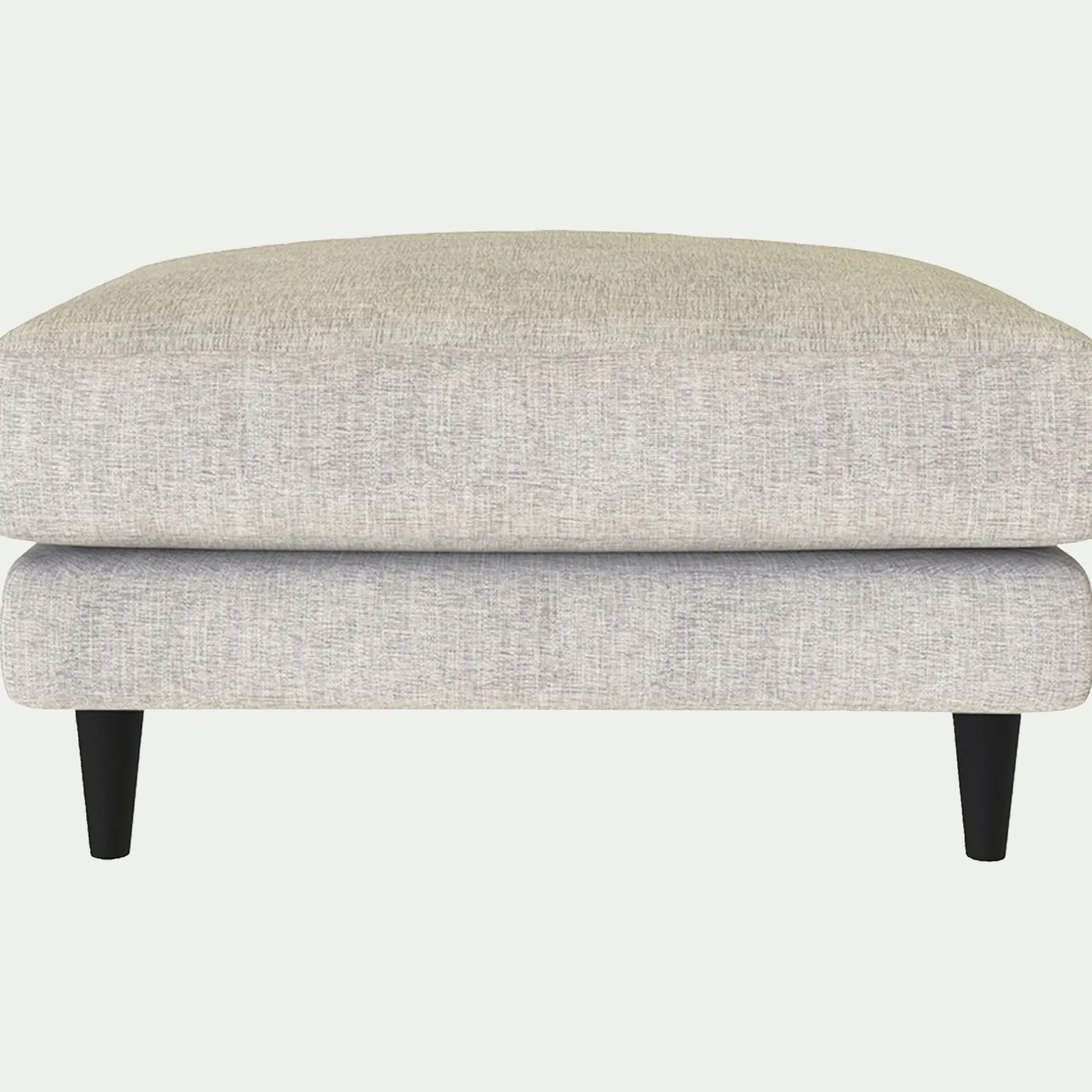 Pouf & Repose-Pieds*alinea Pouf en tissu monclar - Beige roucas
