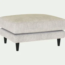Pouf & Repose-Pieds*alinea Pouf en tissu monclar - Beige roucas