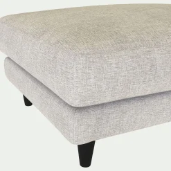 Pouf & Repose-Pieds*alinea Pouf en tissu monclar - Beige roucas