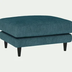 Pouf & Repose-Pieds*alinea Pouf en tissu monclar - Bleu niolon