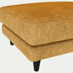 Pouf & Repose-Pieds*alinea Pouf en tissu monclar - Jaune argan