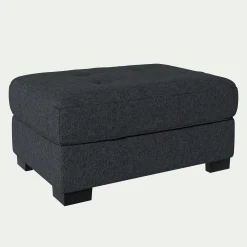 Pouf & Repose-Pieds*alinea Pouf en tissu pop avec coffre - anthracite Gris
