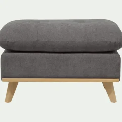 Pouf & Repose-Pieds*alinea Pouf en tissu storm - moyen Gris