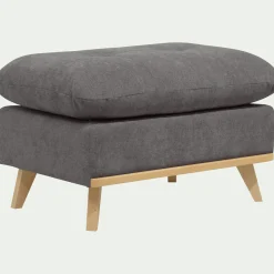 Pouf & Repose-Pieds*alinea Pouf en tissu storm - moyen Gris