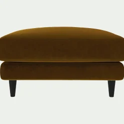 Pouf & Repose-Pieds*alinea Pouf en tissu velvet - Bronze