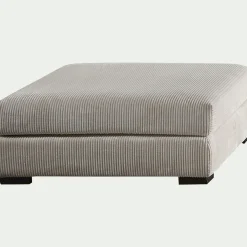 Pouf & Repose-Pieds*alinea Pouf en velours côtelé Azores - Beige