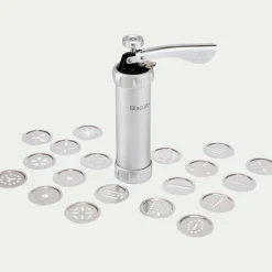 Ustensile Pour Pâtisserie*alinea Presse à biscuits en aluminium anodisé - Argenté