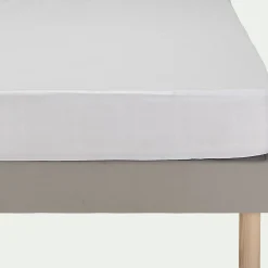 Protection Literie Enfant|Protection Literie Enfant*alinea Protège-matelas imperméable en coton recyclé 90x140cm bonnet 19cm Blanc