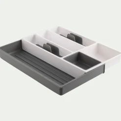 Aménagement Meuble Cuisine*alinea Range couverts en plastique - gris