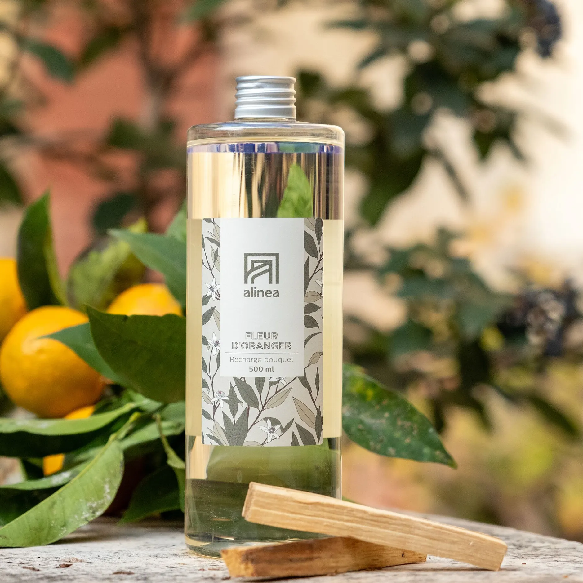 Parfum D'Ambiance*alinea Recharge pour diffuseur senteur Fleur d'Oranger 500ml