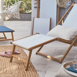 Chilienne*alinea Repose pieds pour chilienne udina - Gris