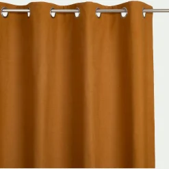 Rideau*alinea Rideau à œillets en coton 140x250cm - brun noisette Marron