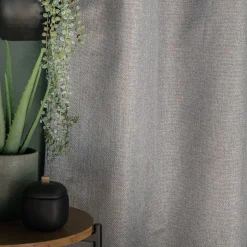 Rideau*alinea Rideau à œillets en polyester 135x300cm - restanque Gris