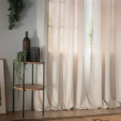 Rideau*alinea Rideau à œillets en polyester 140x250cm - Beige
