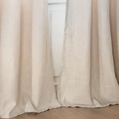 Rideau*alinea Rideau à œillets en polyester 140x250cm - Beige