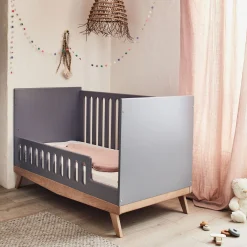 Bureau Enfant|Rideau Enfant*alinea Rideau à nouettes en gaze de coton - salina - 140x250cm Rose