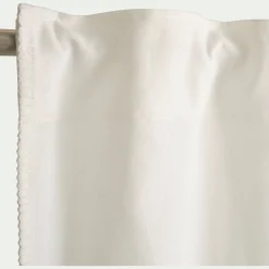 Rideau*alinea Rideau à passants cachés en coton finition point de cheval 140x250cm - écru Blanc