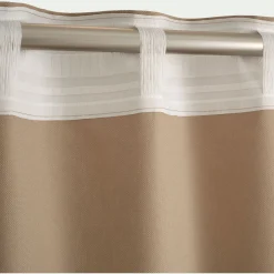 Rideau*alinea Rideau à passants cachés en coton finition point de cheval 140x250cm - corde Beige