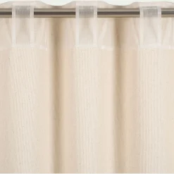 Rideau*alinea Rideau à pattes cachées en coton 130x250cm - Beige