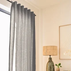 Rideau*alinea Rideau à pattes cachées en coton 130x250cm - Gris