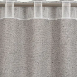 Rideau*alinea Rideau à pattes cachées en coton 130x250cm - Gris