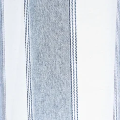 Rideau*alinea Rideau passe-tringle en lin et coton à rayures 140x250cm - Bleu