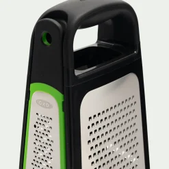 Ustensile De Cuisine*alinea Râpe 4 faces avec récupérateur en inox - Noir