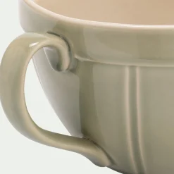 Ustensile Pour Pâtisserie|Plat De Service Et Saladier*alinea Saladier avec bec verseur en grès D21,3cm - Vert