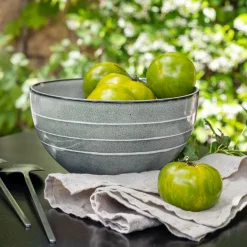 Plat De Service Et Saladier|Assiette De Noël*alinea Saladier en grès D20cm - calaluna Bleu