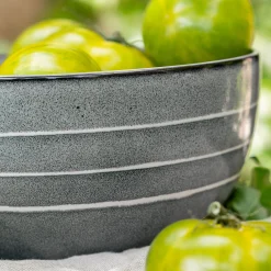 Plat De Service Et Saladier|Assiette De Noël*alinea Saladier en grès D20cm - calaluna Bleu