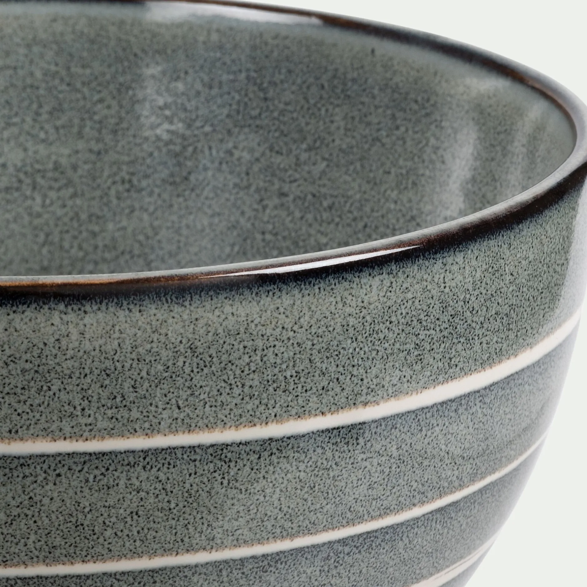 Plat De Service Et Saladier|Assiette De Noël*alinea Saladier en grès D20cm - calaluna Bleu