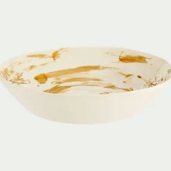 Plat De Service Et Saladier*alinea Saladier en grès D35cm - argan Jaune