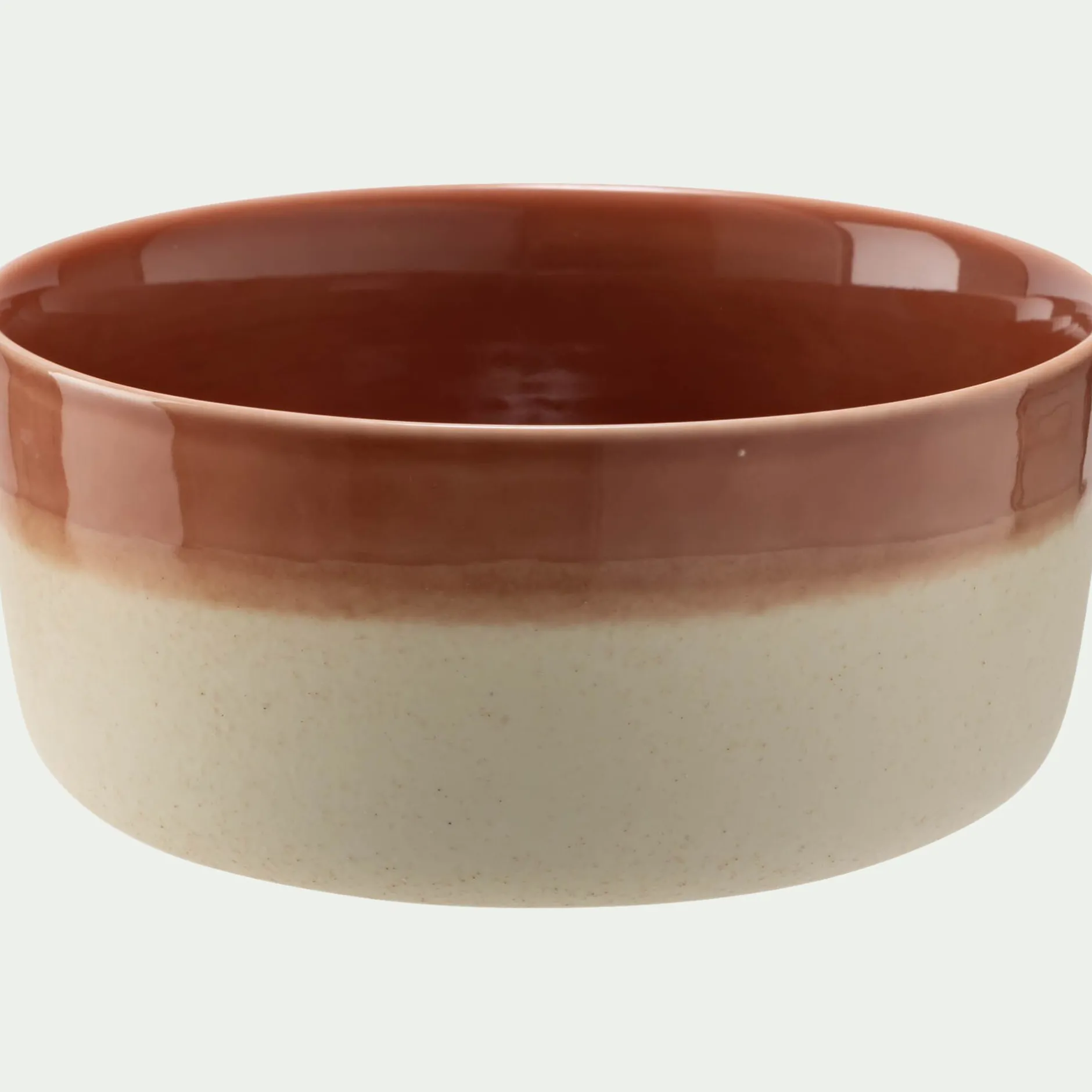 Plat De Service Et Saladier|Assiette De Noël*alinea Saladier en grès D26,5cm - terracotta Marron