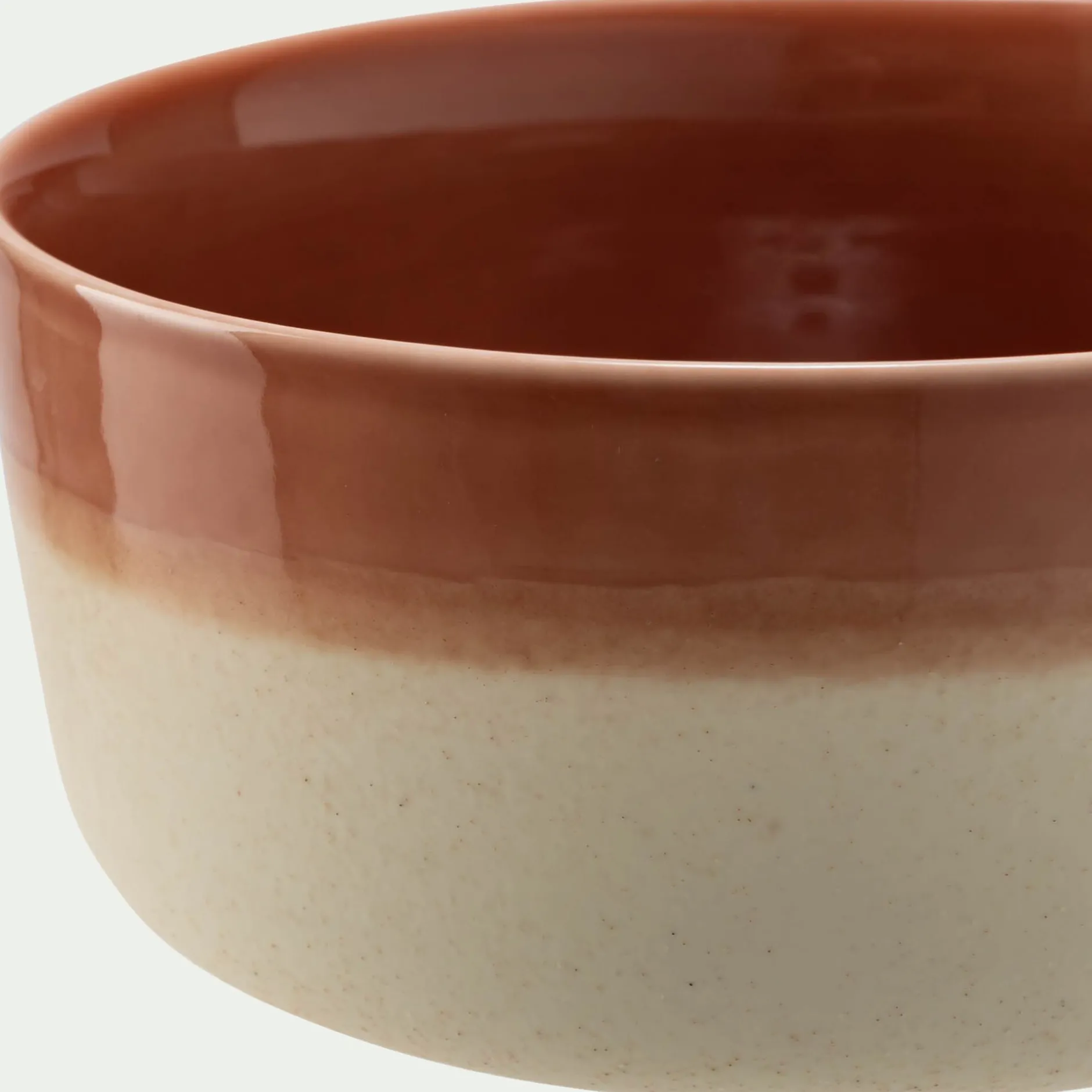 Plat De Service Et Saladier|Assiette De Noël*alinea Saladier en grès D26,5cm - terracotta Marron