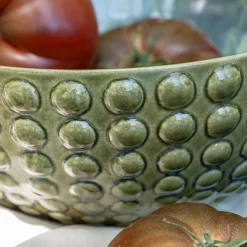 Plat De Service Et Saladier*alinea Saladier en grès D24,5cm - Vert