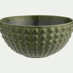 Plat De Service Et Saladier*alinea Saladier en grès D24,5cm - Vert