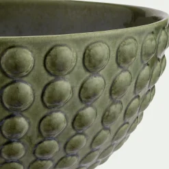 Plat De Service Et Saladier*alinea Saladier en grès D24,5cm - Vert