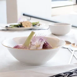 Plat De Service Et Saladier|Assiette De Noël*alinea Saladier en porcelaine D23cm - Blanc